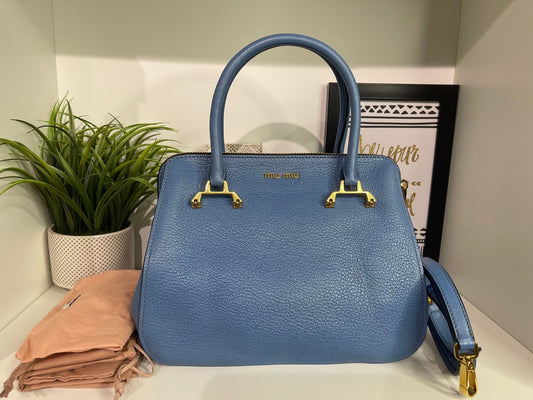 104. Miumiu Top Handle Leather 2 Way