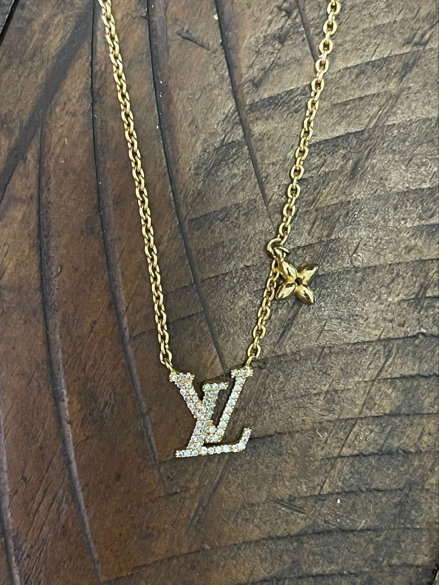 19. Louis Vuitton Iconic Crystal Encrusted Necklace