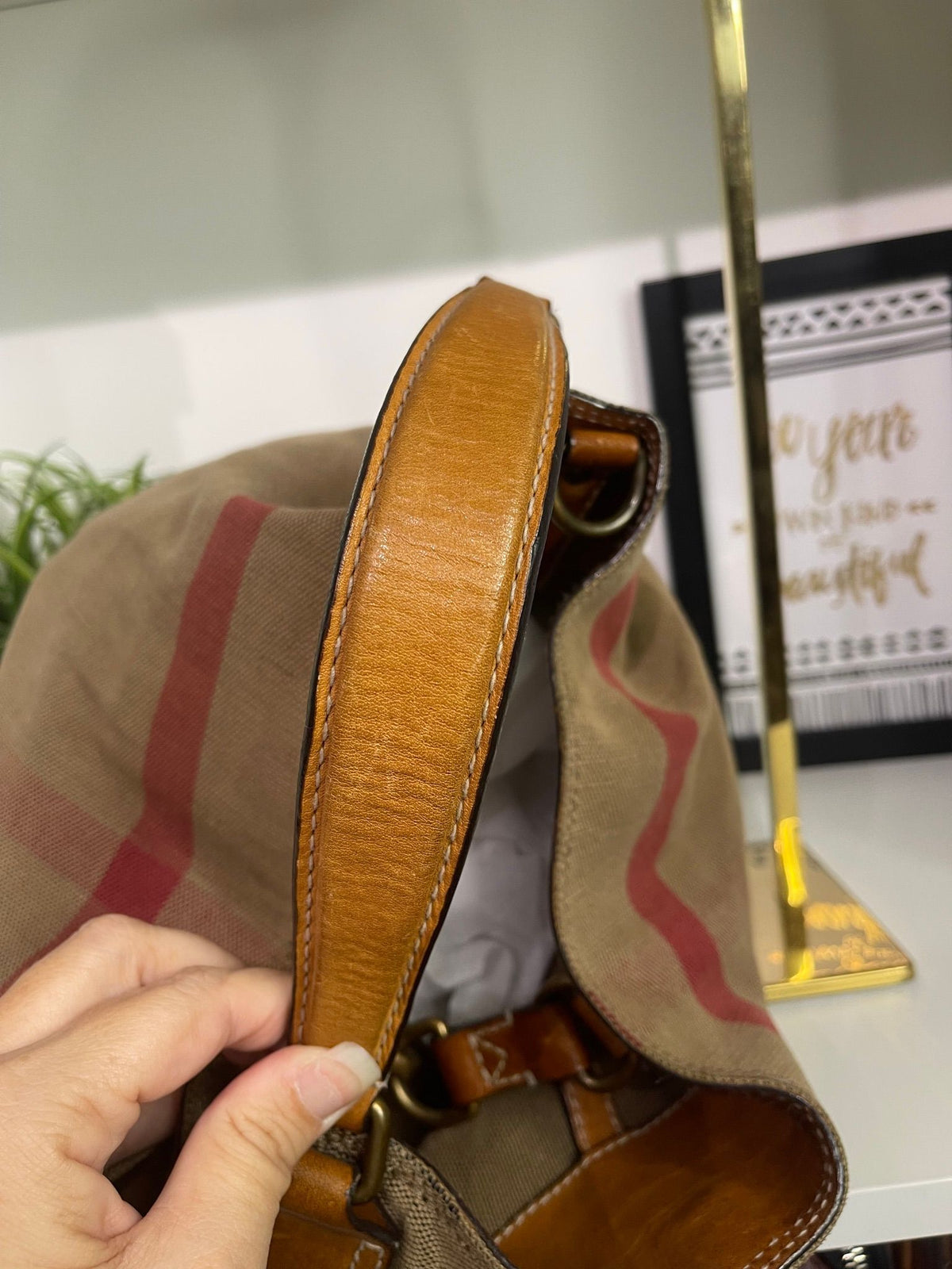 96. Burberry Ashby Tote