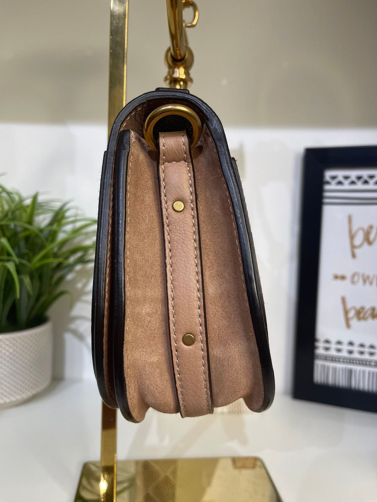 52. Chloe Nude/Pink Nile Bracelet Bag
