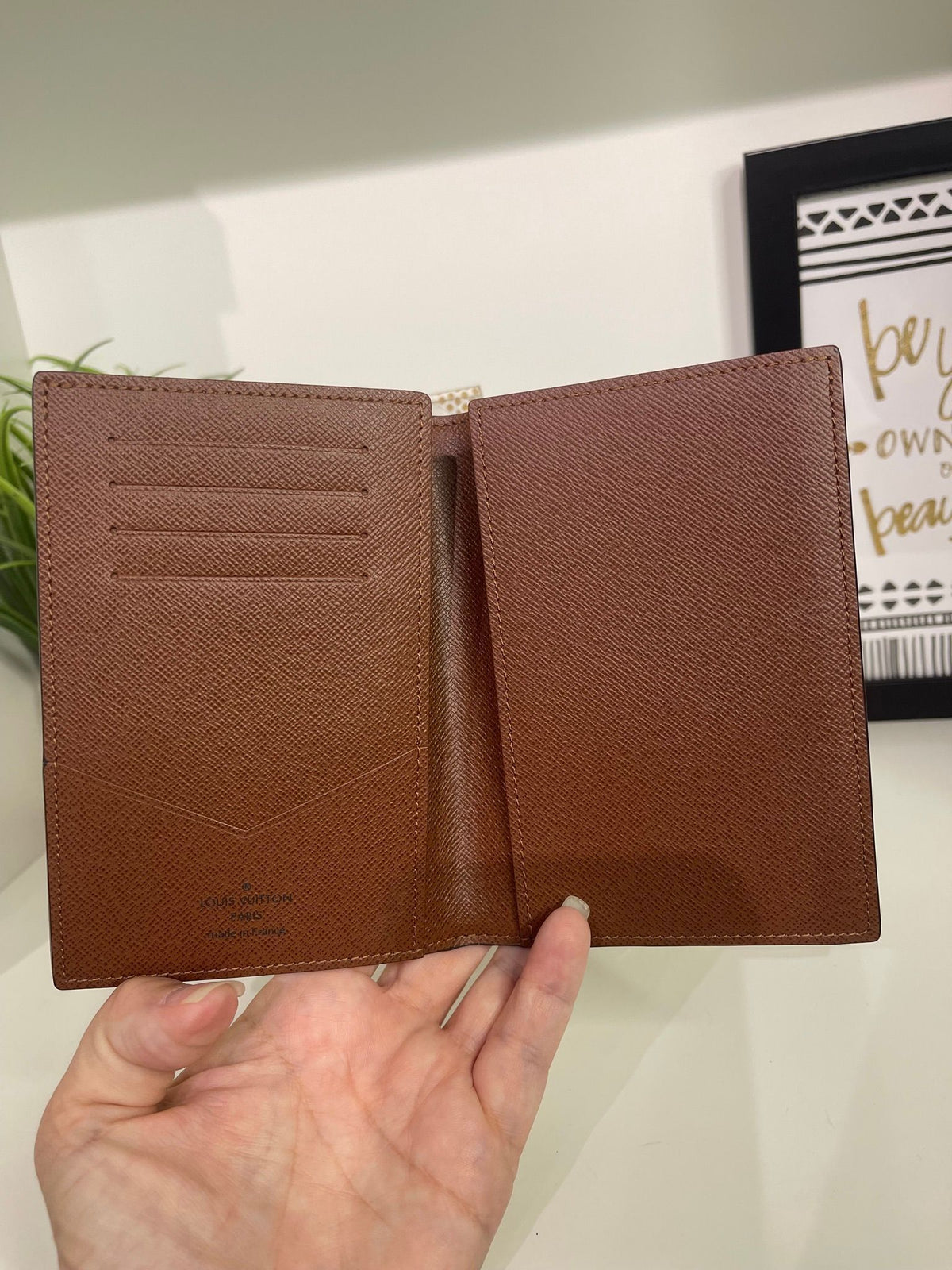 84. Louis Vuitton Monogram Passport Cover