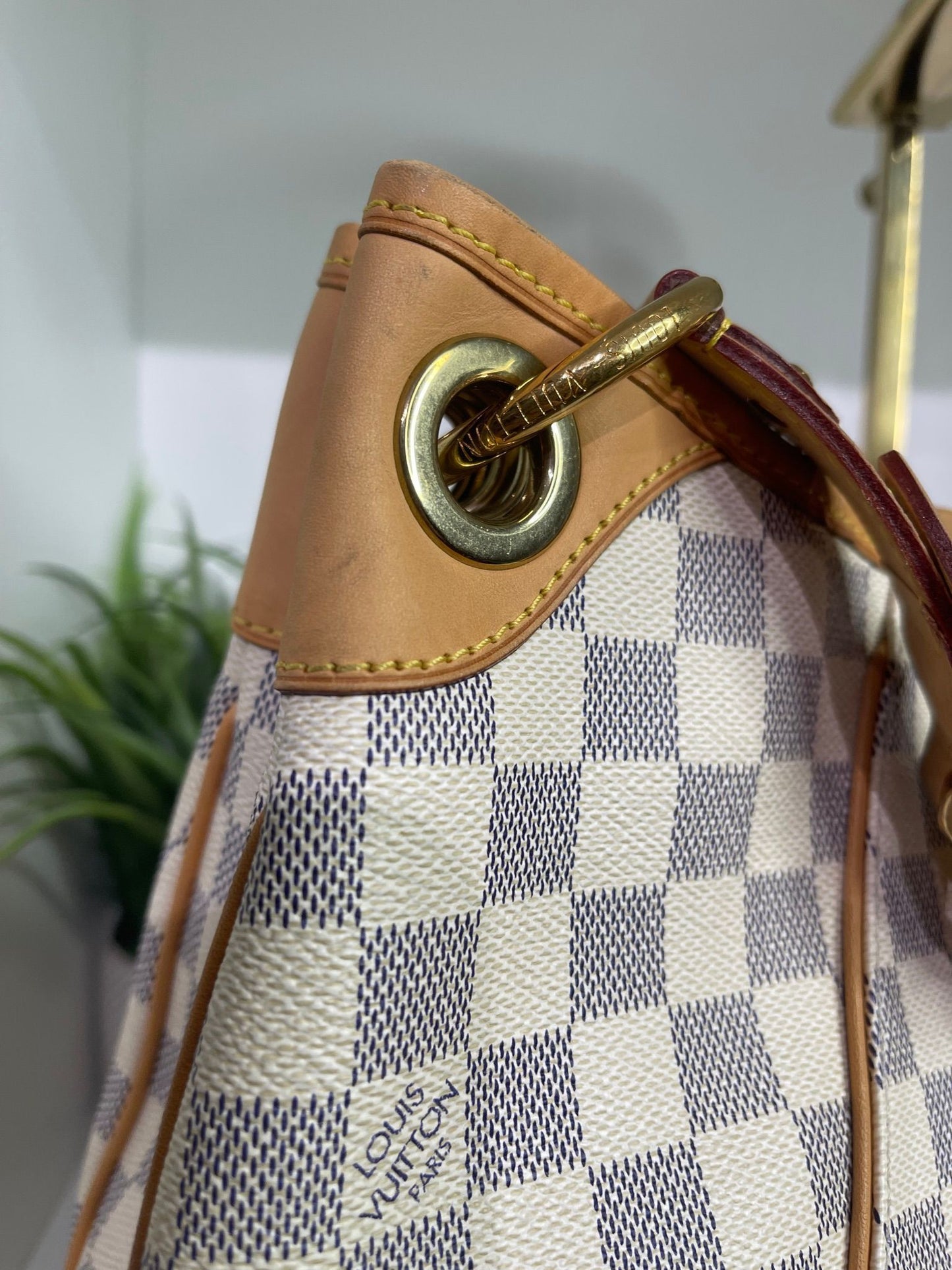 79. Louis Vuitton Damier Azure Galleria