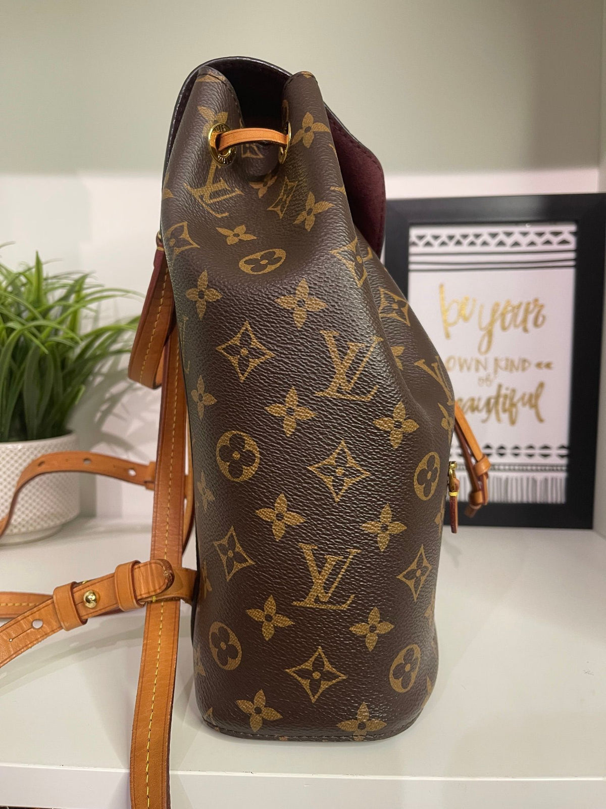 57. Louis Vuitton Monogram Montsouris MM Backpack