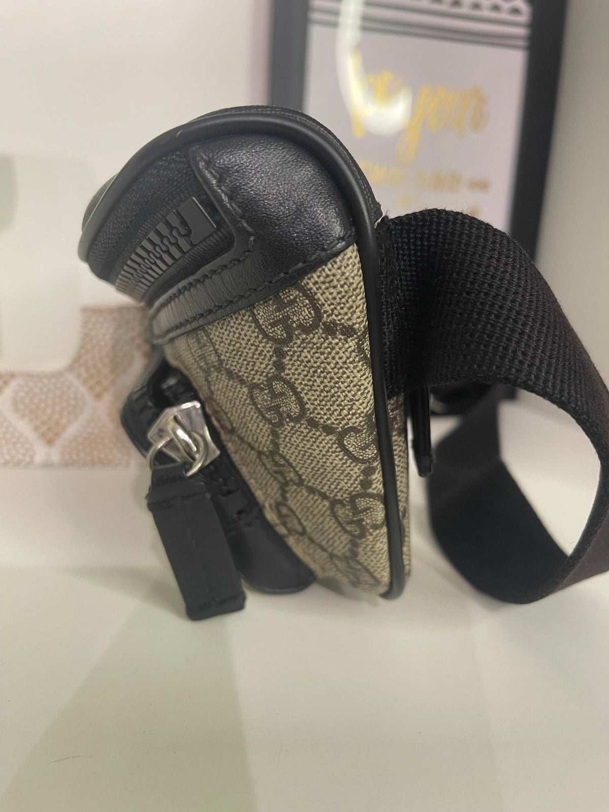 12. Gucci Supreme Black Eden Bumbag