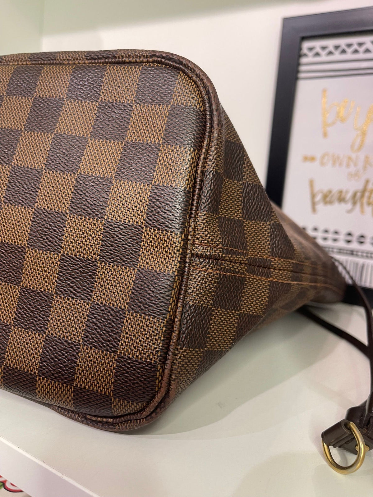 85. Louis Vuitton Damier Ebene Neverfull MM